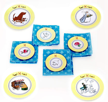 YOTTOY Madeline Collection - Juego de té de lata para niños de 23 p...