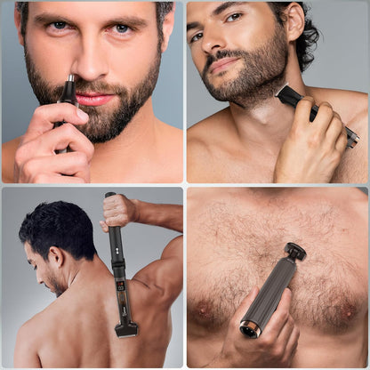 Hatteker Kit de afeitadora eléctrica mejorada para hombre, afeitado...