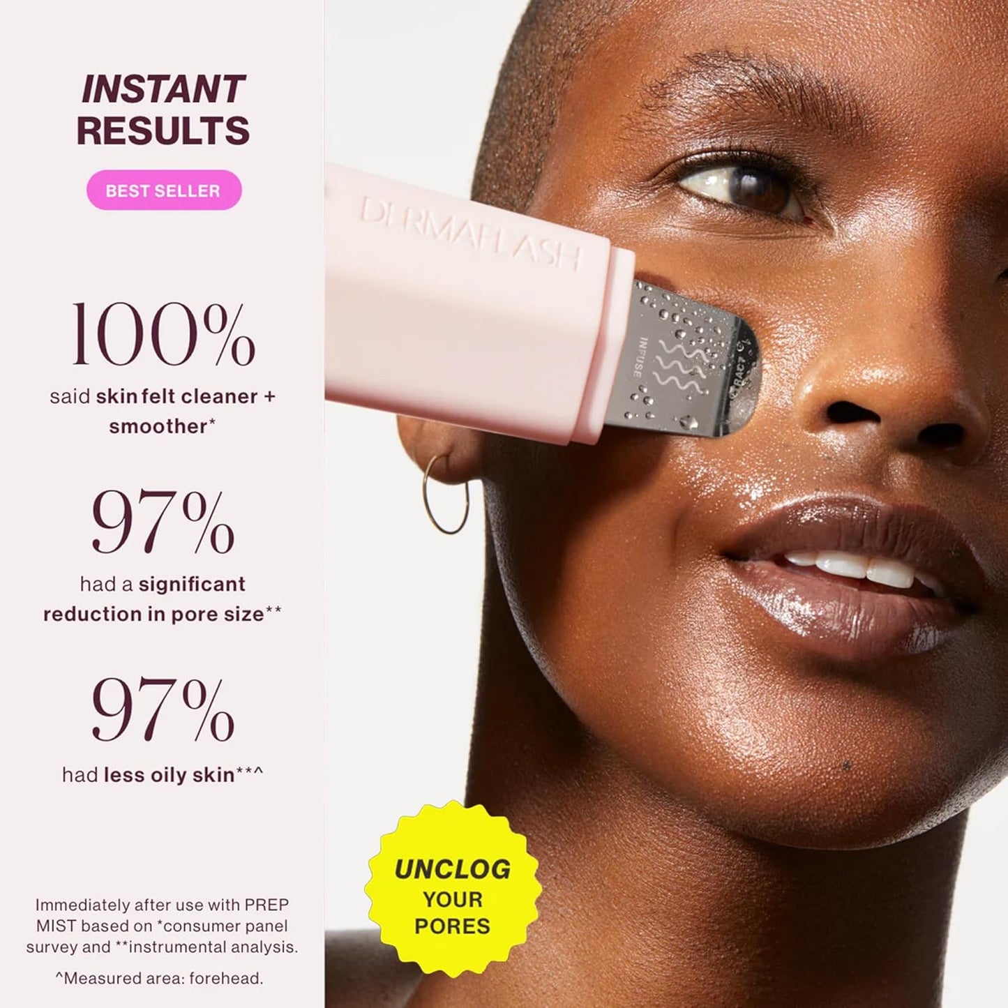 DERMAFLASH DERMAPORE+ Dispositivo de cuidado de la piel, extractor...