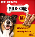 Milk-Bone - Galletas originales para perros medianos, caja de 10 li...