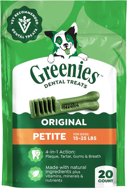 Greenies Original galletas para perro pequeño masticable dentales,...