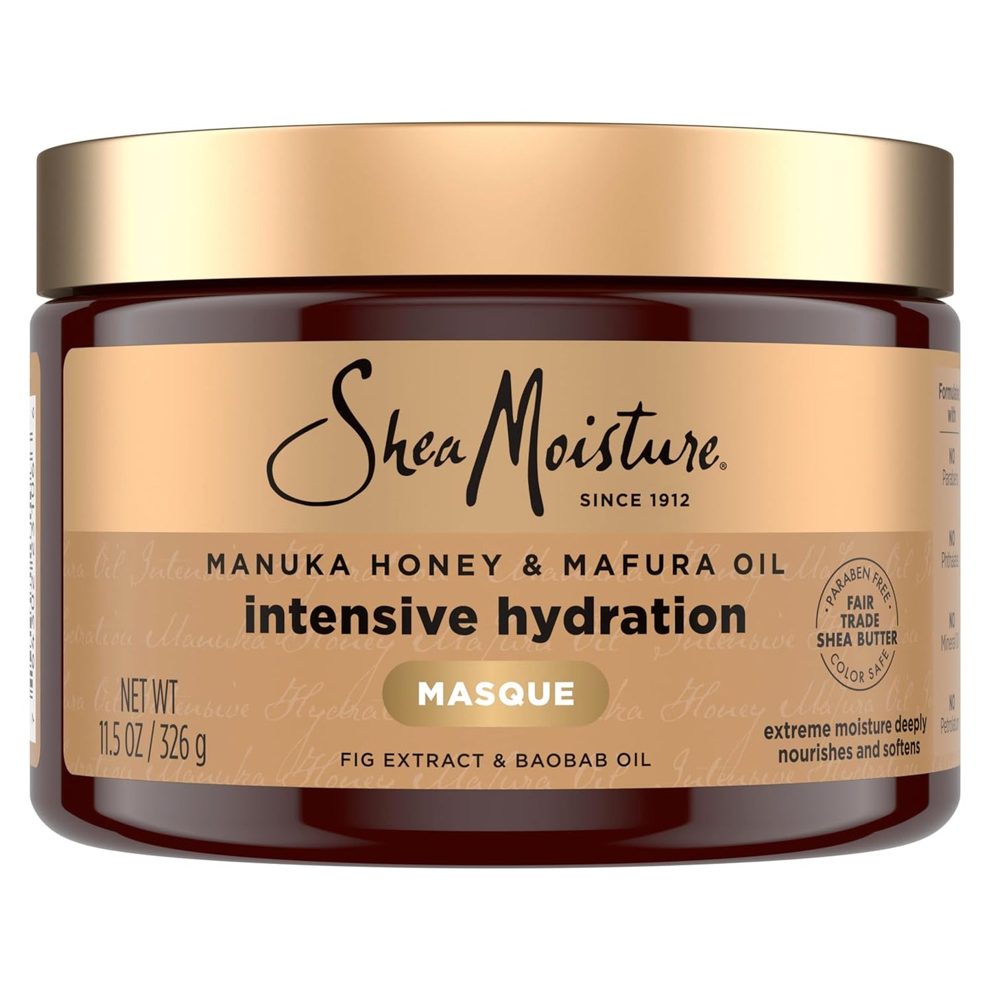 SheaMoisture Mascarilla de hidratación intensiva para el cabello, m...