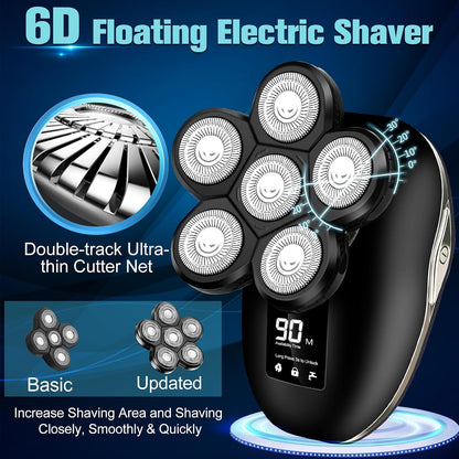 Afeitadora eléctrica para hombres, maquinilla de afeitar eléctrica...