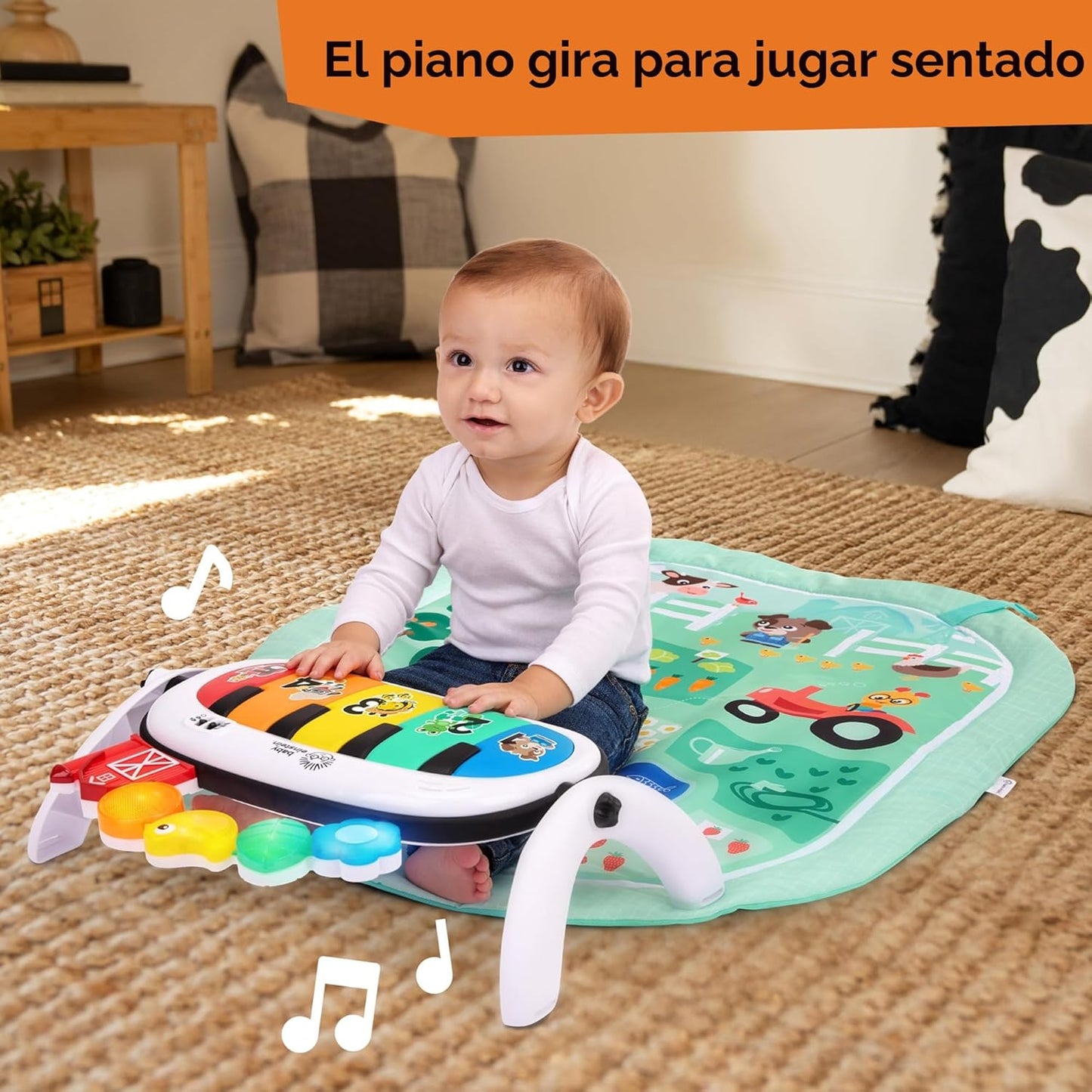 Baby Einstein Farm Explorers 4 en 1 Kickin' Tunes Musical Meadow Mu...