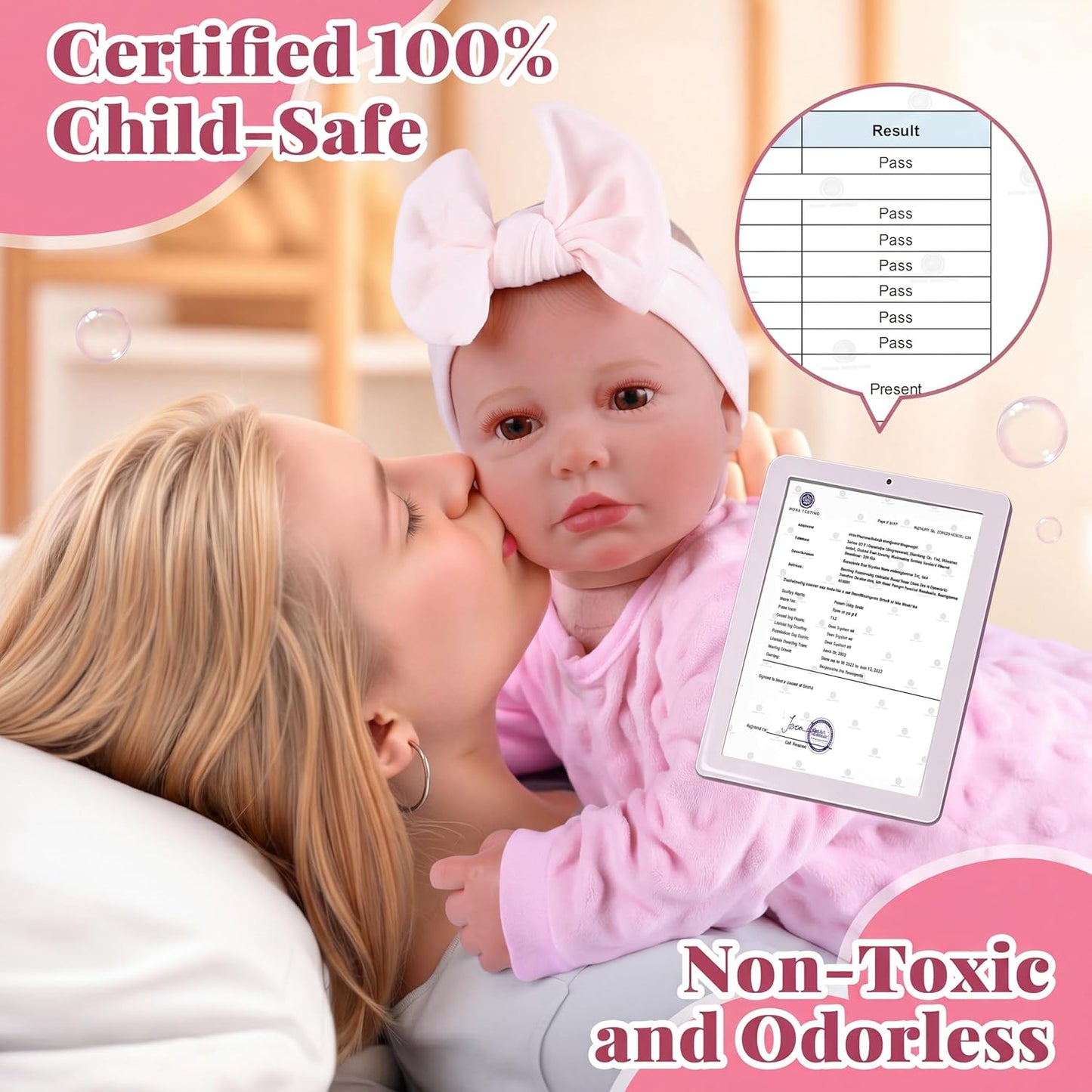 BABESIDE Reborn Baby Dolls - Muñeca realista de vinilo suave de 20...