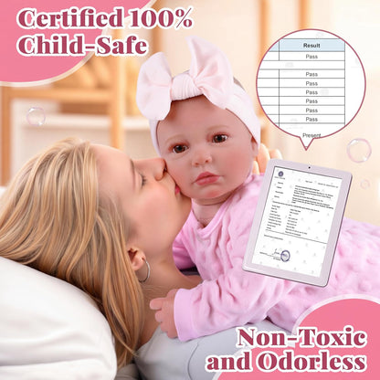 BABESIDE Reborn Baby Dolls - Muñeca realista de vinilo suave de 20...
