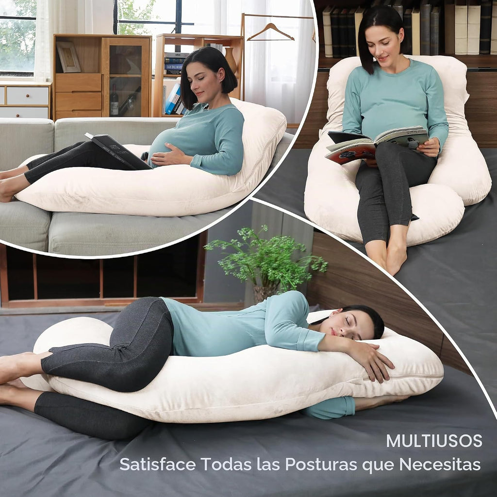 MOON PARK - Almohadas de embarazo y maternidad de cuerpo completo p...