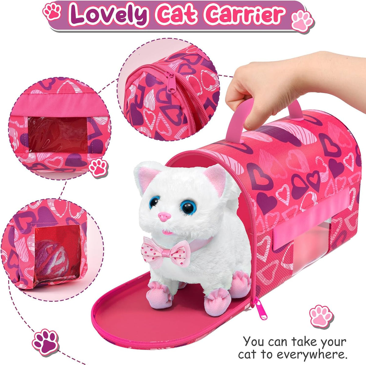 Golray Juguete electrónico para perros y gatos para niños y niñas,...