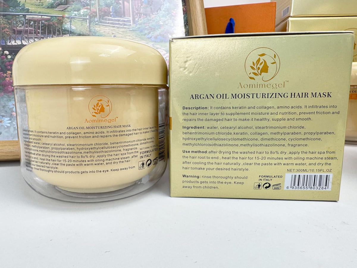 Aomimegel Máscara de Colágeno para el Cabello, Máscara de Aceite de...