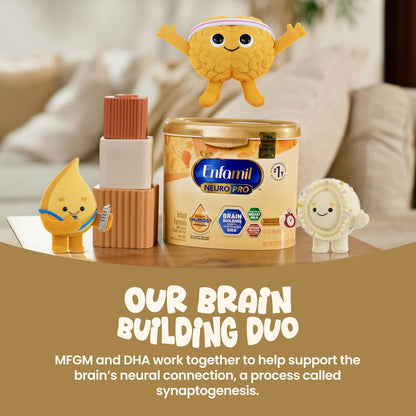 Enfamil NeuroPro Fórmula para Bebés, Dúo de DHA y MFGM para Apoyar...