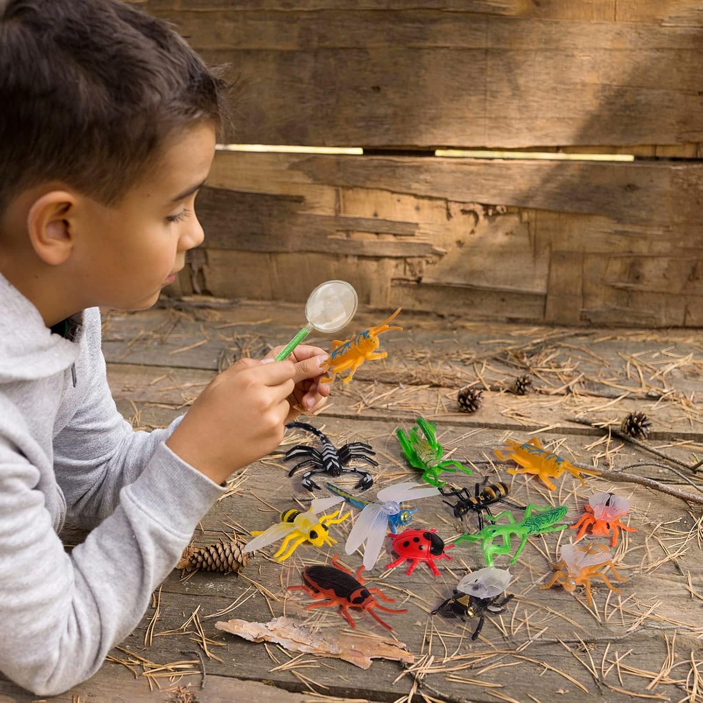 FUN LITTLE TOYS - Juego de camping para niños con tienda de campaña...