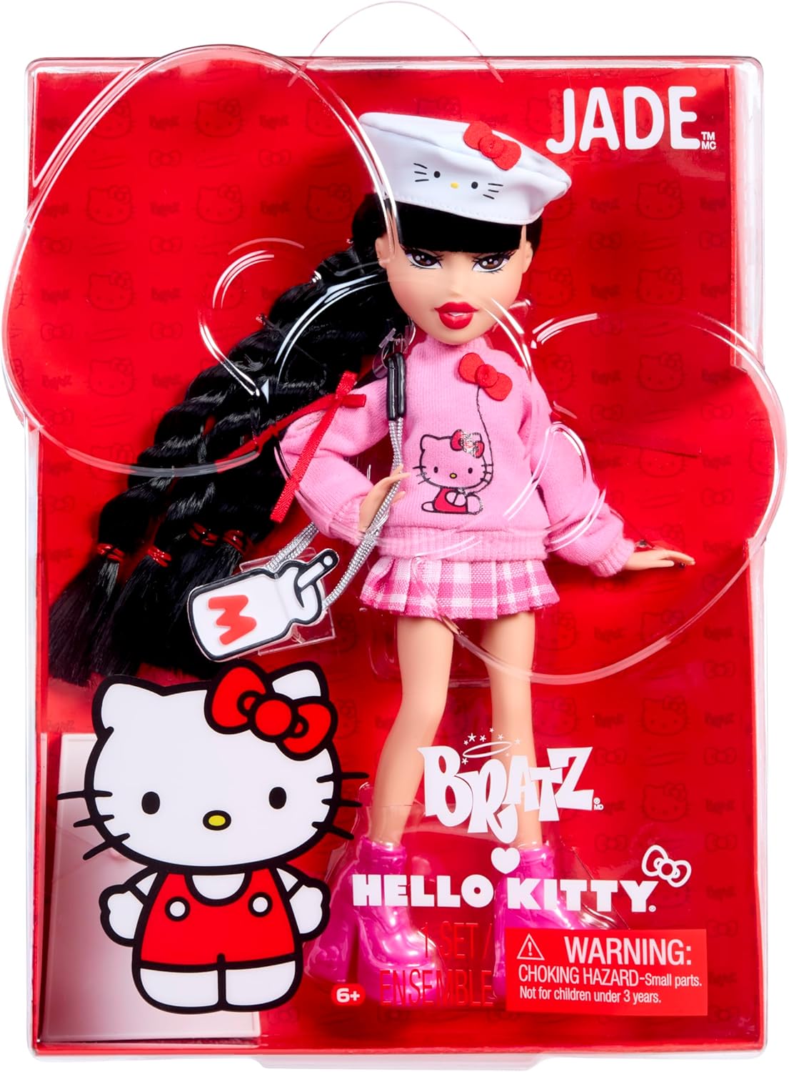 Bratz x Hello Kitty Jade Sanrio Muñeca de Moda con Accesorios