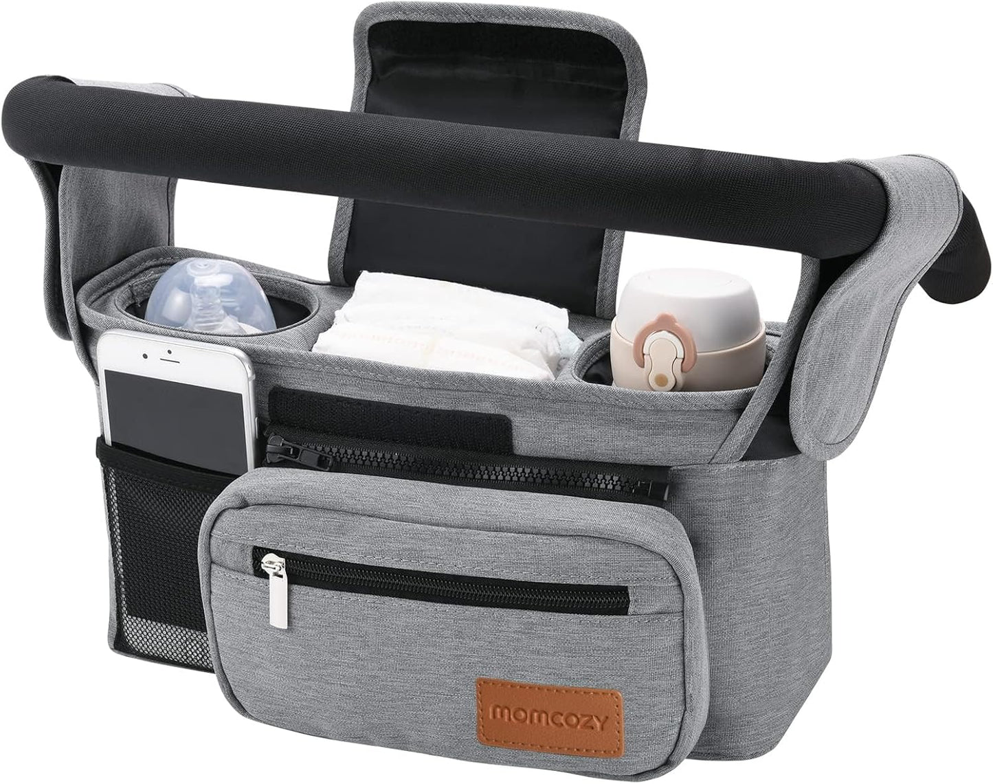 Momcozy Organizador Universal para Cochecito con Portavasos Aislado...