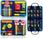 Gojmzo Busy Board Juguetes Montessori para Niños Pequeños y Niñas R...