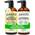 PURA D'OR Gold Label - Champú y acondicionador de biotina antia...