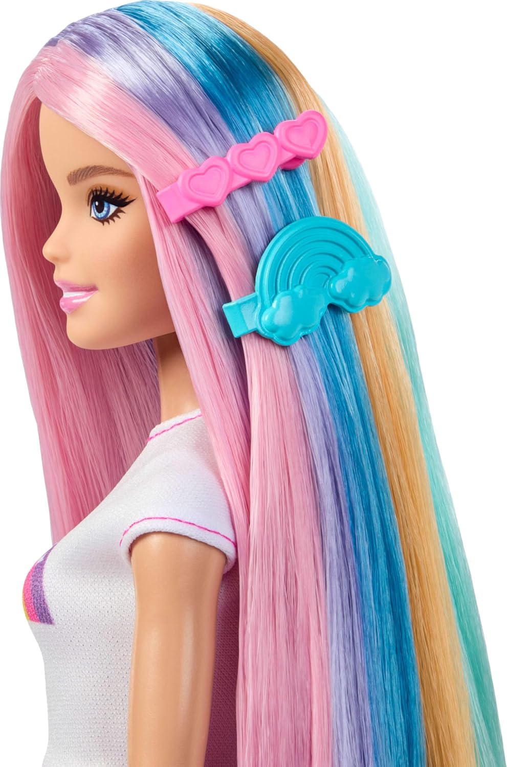 Muñeca Barbie Rainbow Sparkle Hair y accesorios | Muñeca de moda co...