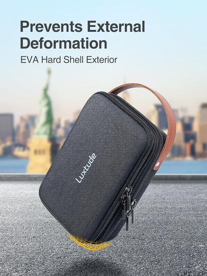 Luxtude Estuche organizador de viaje, organizador de artículos elec...