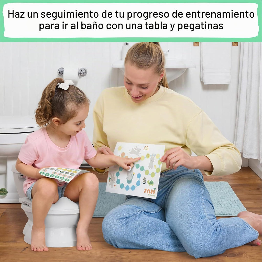 Ingenuity Sylvi - Kit de entrenamiento para ir al baño con juguete...