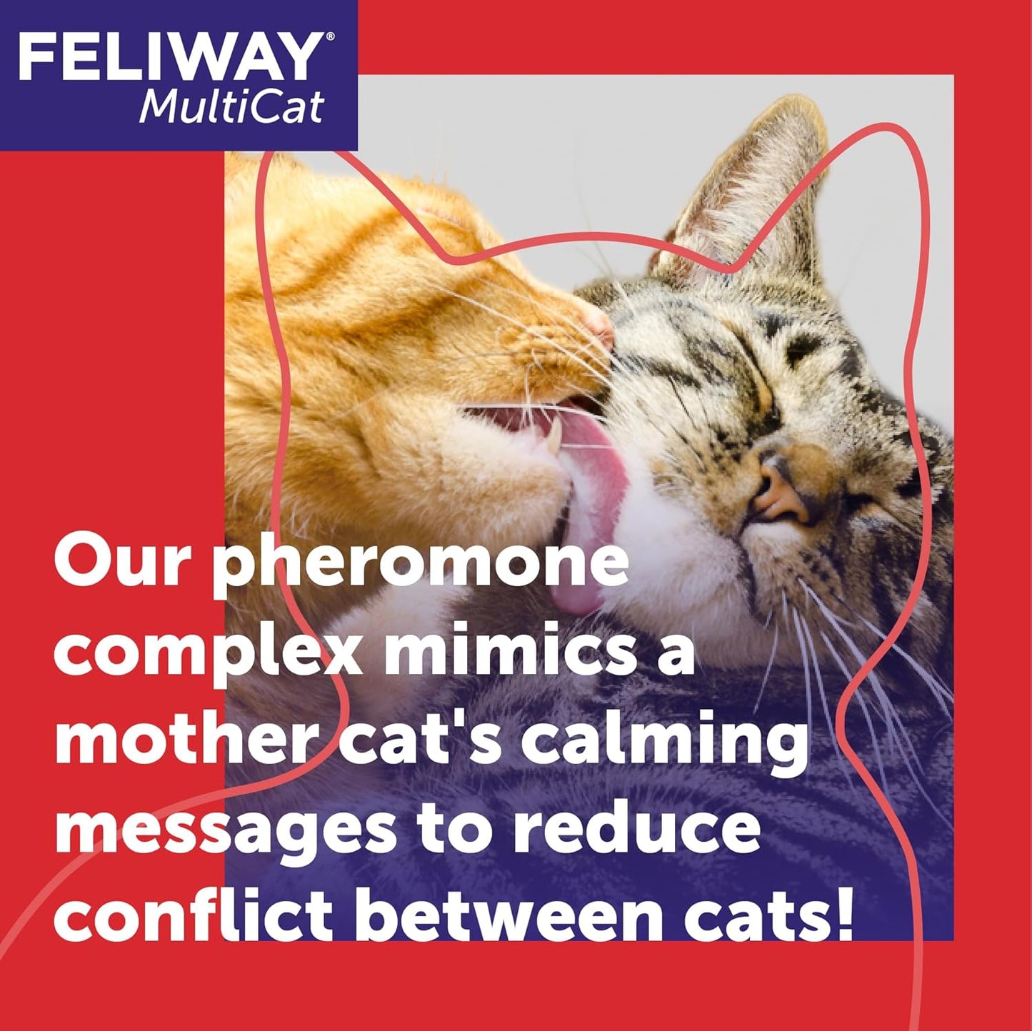 FELIWAY MultiCat - Kit de iniciación de difusor de feromonas calman...