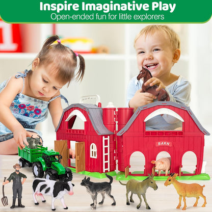 Juguetes de Animales de Granja para Niñas y Niños Pequeños de 1, 2,...