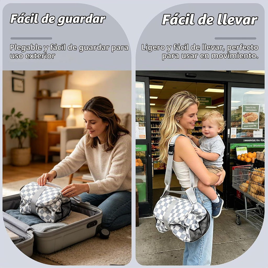 Funda para carrito de compras para bebé, niño y niña, funda para si...