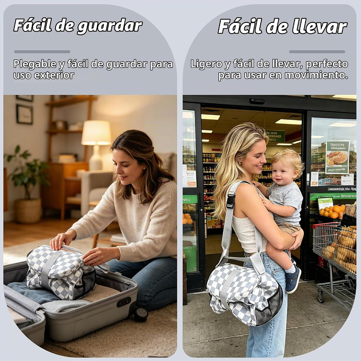 Funda para carrito de compras para bebé, niño y niña, funda para si...