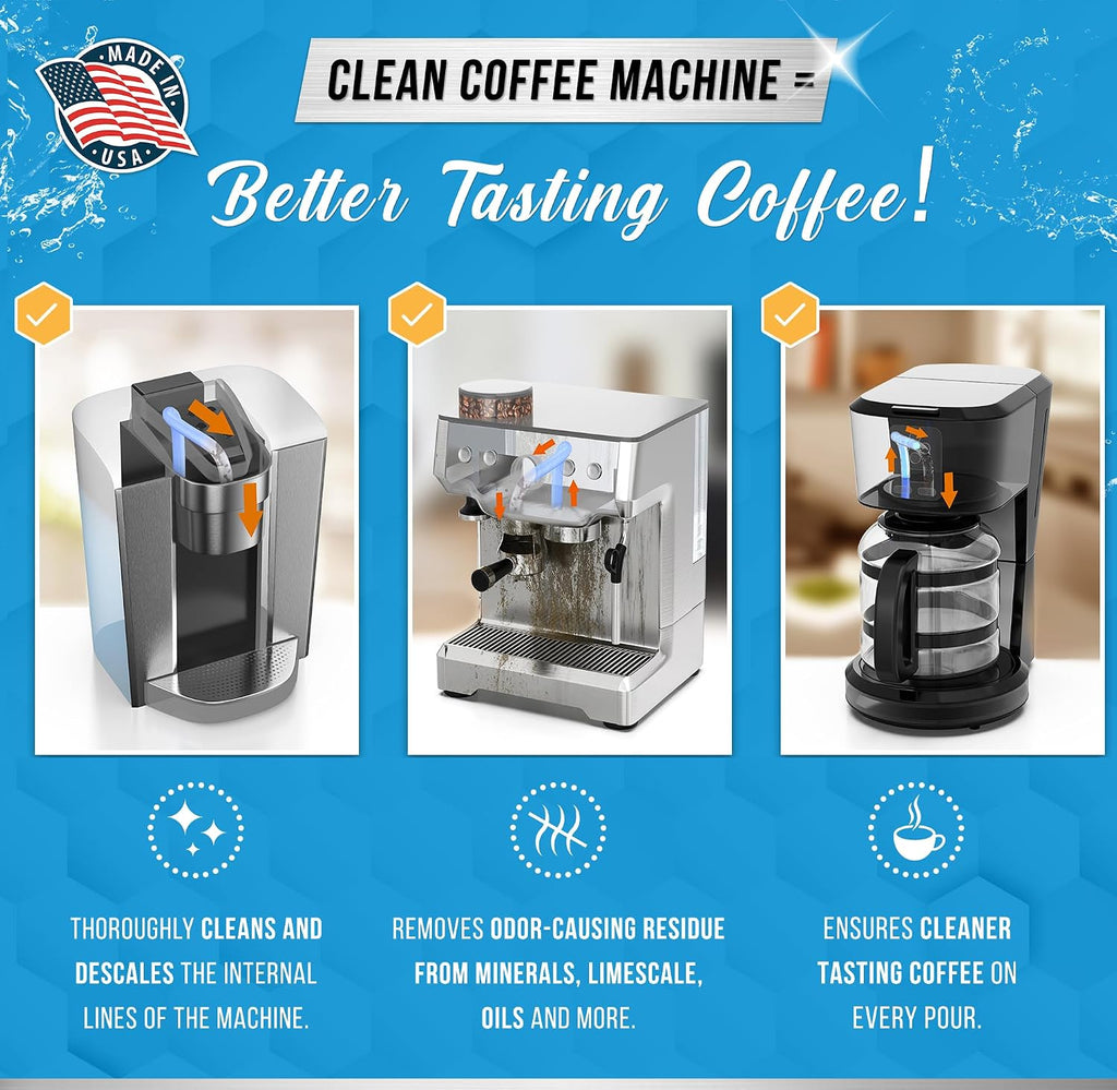ACTIVE Descalcificador para Máquina de Café - Solución de Descalcif...