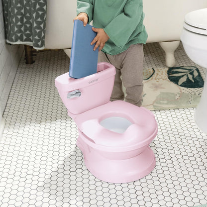 Ingenuity My Size Potty Pro en rosa, inodoro de entrenamiento infan...