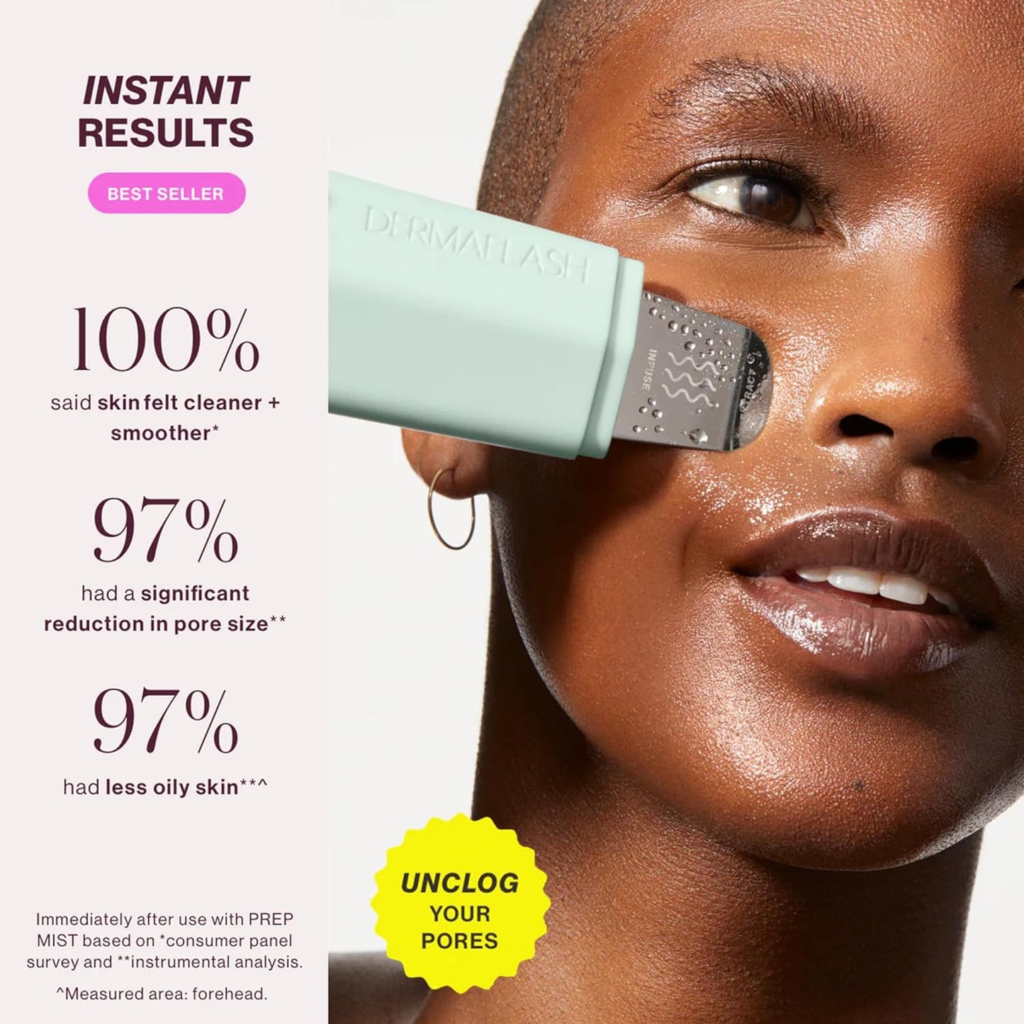 DERMAFLASH DERMAPORE+ Dispositivo de cuidado de la piel, extractor...