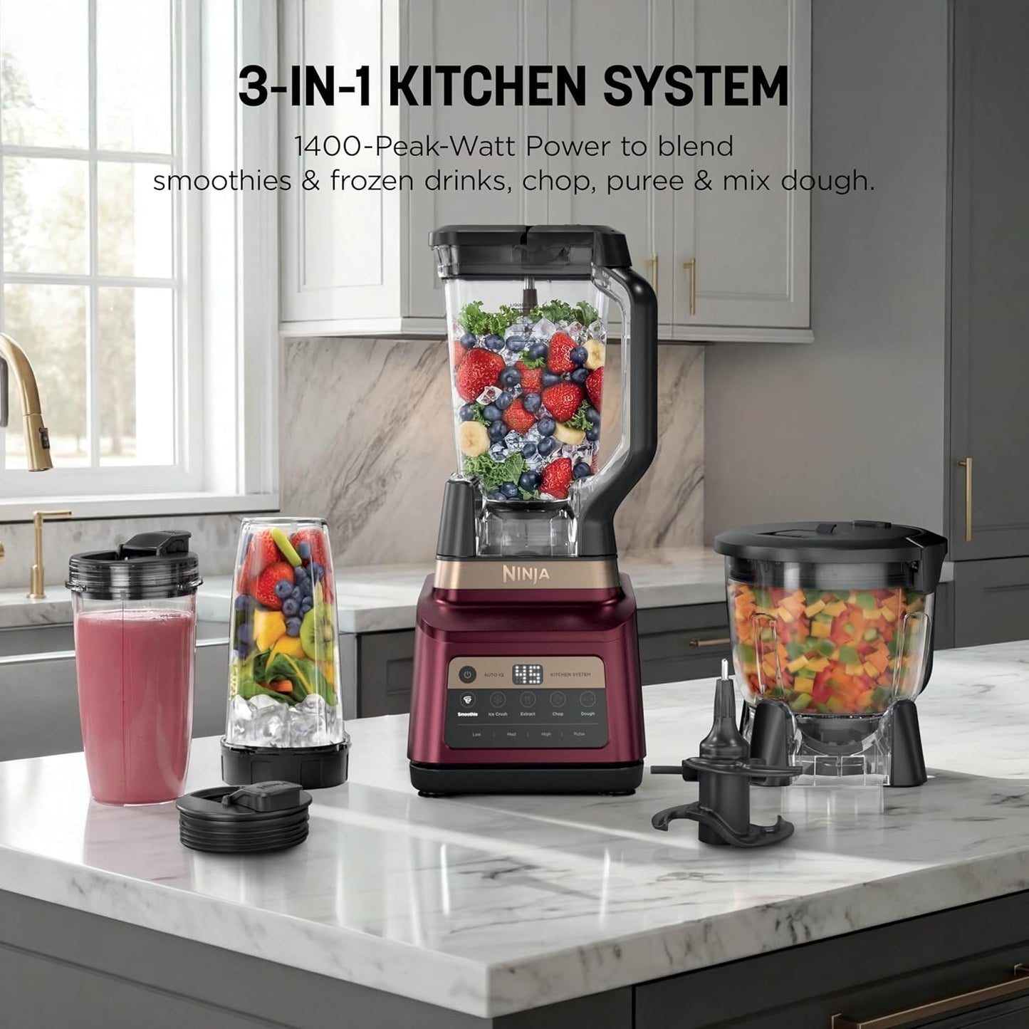 Sistema de cocina Ninja Professional Plus Premier | Sistema 3 en 1...