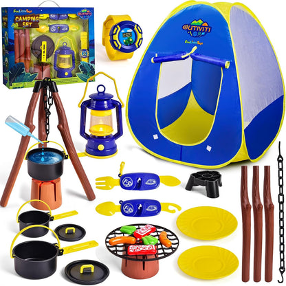 Fun Little Toys Tienda de juegos para niños con juguetes de camping...