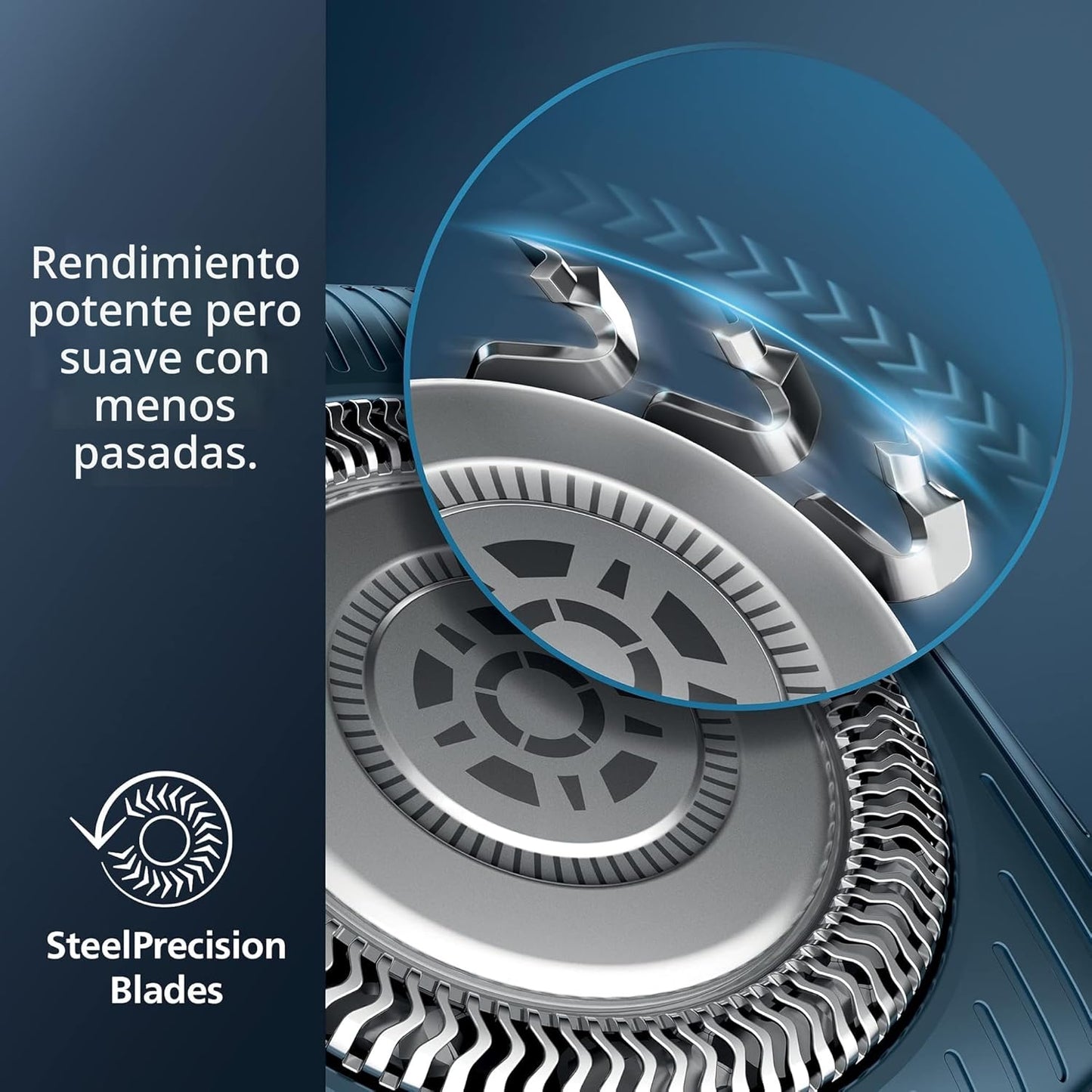 Philips Norelco Shaver 7200 - Afeitadora eléctrica recargable en se...