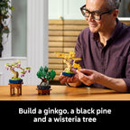 LEGO Botanicals - Juego de construcción de mini árboles bonsái, blo...