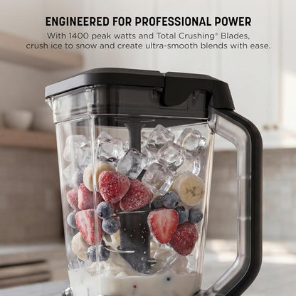 Ninja BN701 Professional Plus Licuadora, 1400 vatios máximo, 3 func...