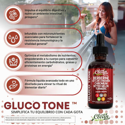 Suplemento líquido orgánico de berberina de canela de Ceilán con ex...