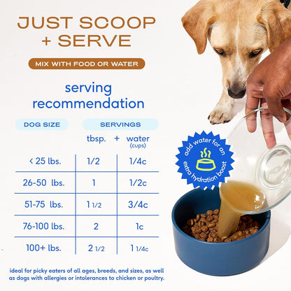 Native Pet Caldo de Huesos para Perros - Hecho con Caldo de Hueso d...