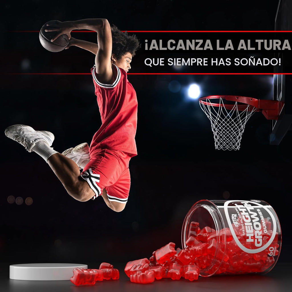 BIOTEQUELAB Gomitas para Aumentar la Altura con Vitaminas, Suplemen...