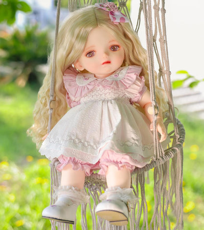 Cloveray Muñecas BJD, muñeca articulada escala 1\/4 con 15 articula...