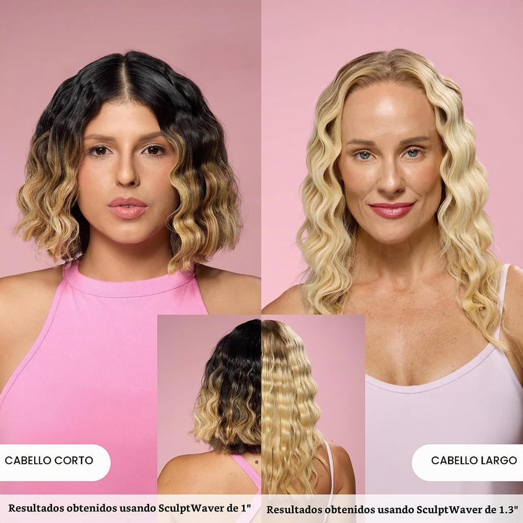 L'ANGE Hair SculptWaver Titanio Onda Profunda | Engarzadora de pelo...