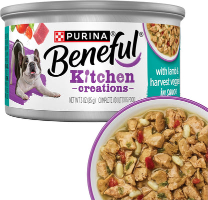 Purina Beneful Kitchen Creations - Alimento húmedo para perros con...
