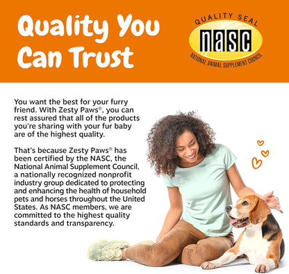 Zesty Paws Probióticos para perros - Enzimas digestivas para la flo...