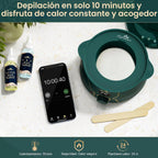 Lifestance Kit de Depilación para Mujeres y Hombres - Calentador Di...