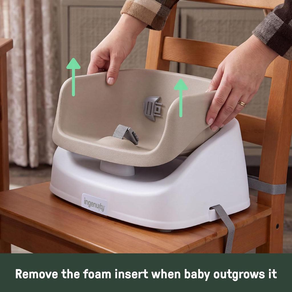 Ingenuity SmartClean - Asiento elevador para mesa de comedor con co...