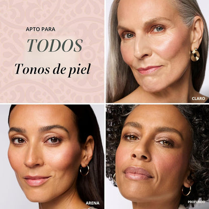 LAURA GELLER - Paleta de crema para rostro completo, lo mejor de la mejor, paleta de crema todo en uno para rostro, ojos y labios, maquillaje mezclable e hidratante hecho para pieles maduras