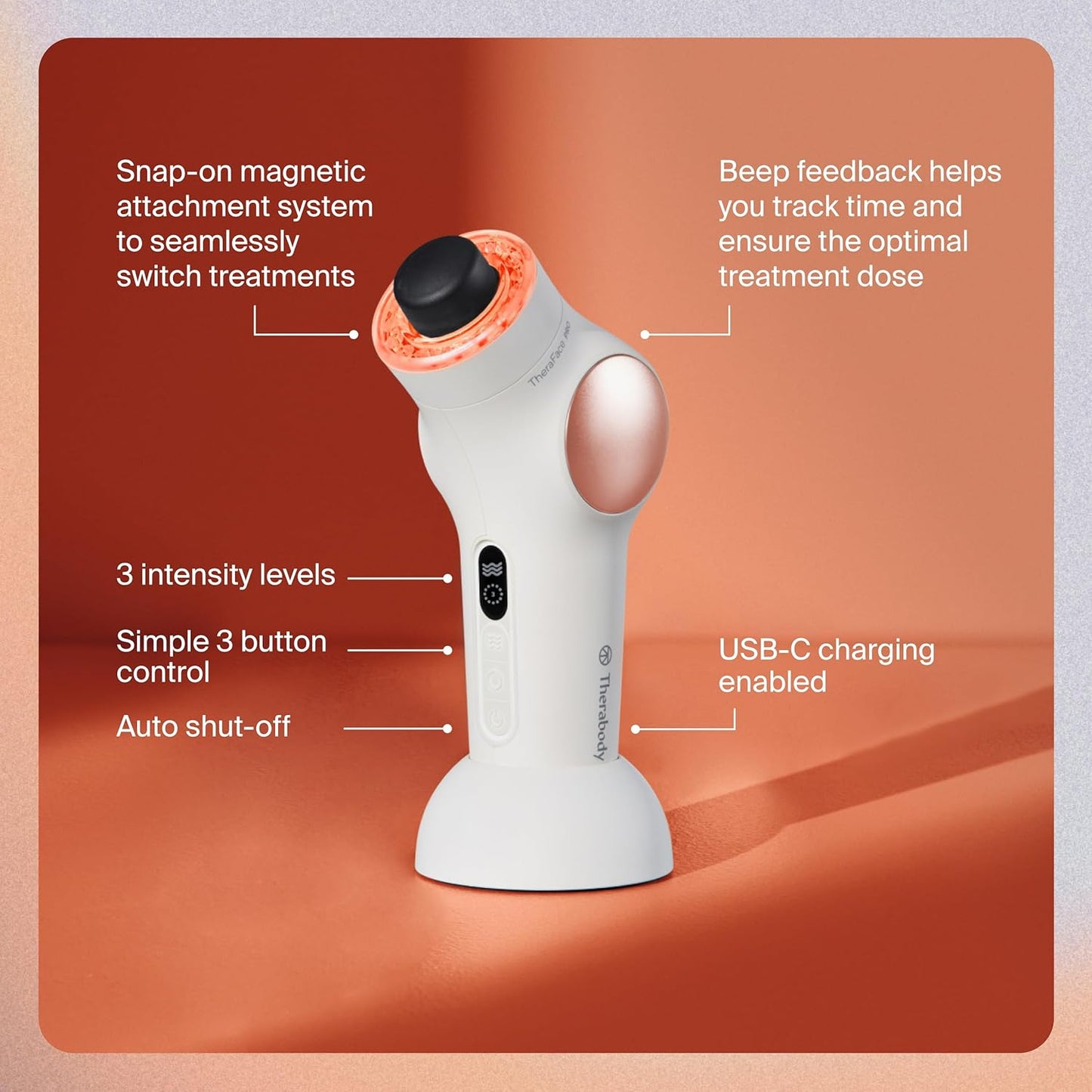 TheraFace Therabody TheraFace PRO - Dispositivo facial de microcorr...