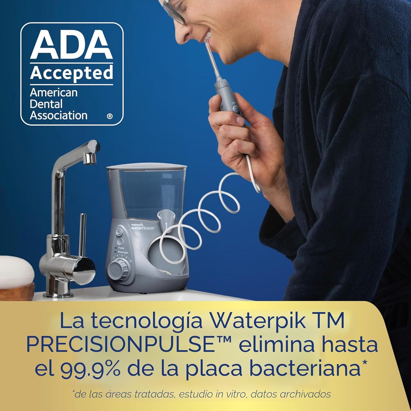 Waterpik Aquarius - Hilo dental de agua para limpieza de dientes, e...