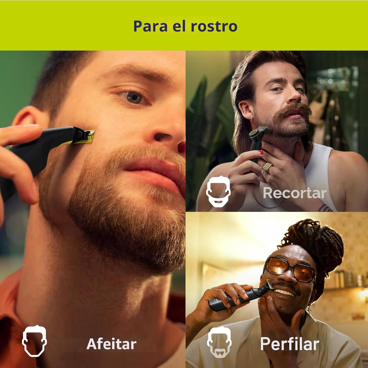 Norelco Philips OneBlade 360 Pro Face + Body, recortadora de barba...