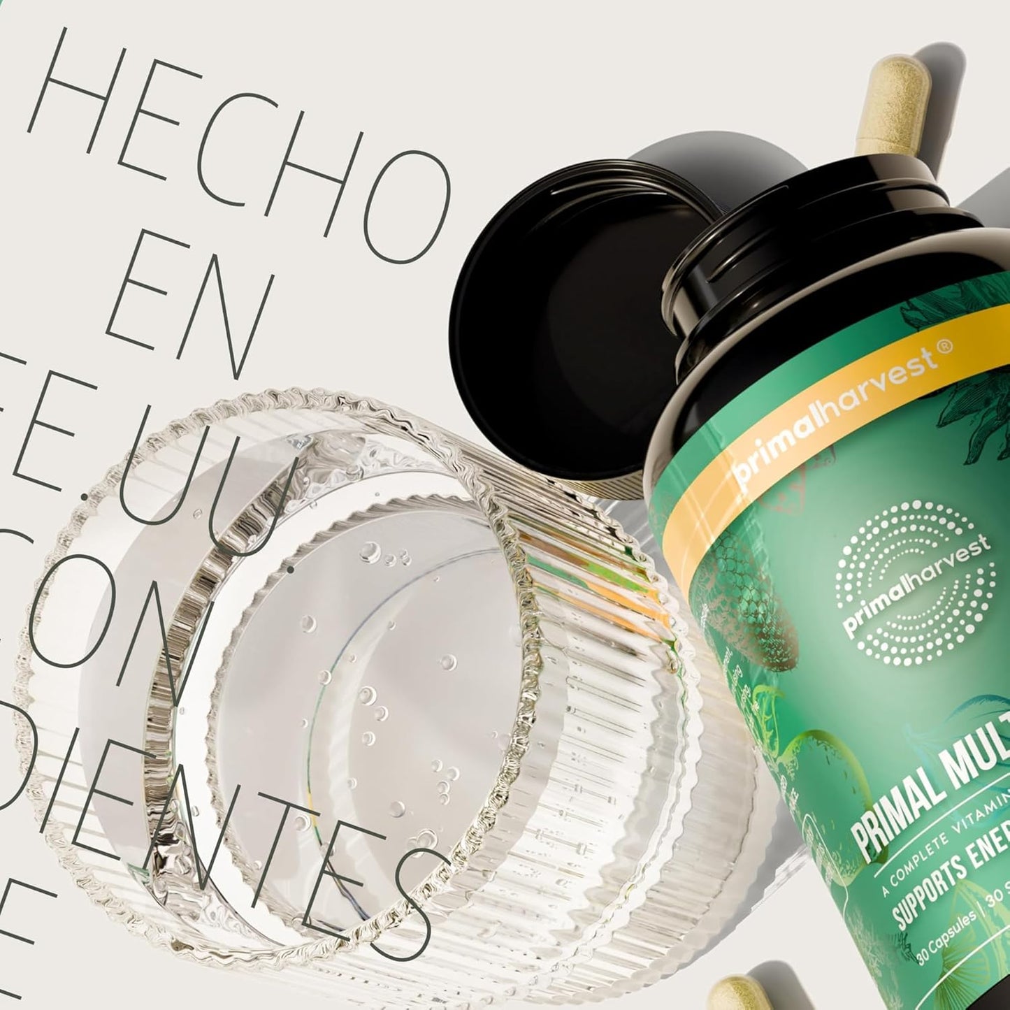 Primal Harvest Primal Multivitamin - Suplemento diario multivitamín...