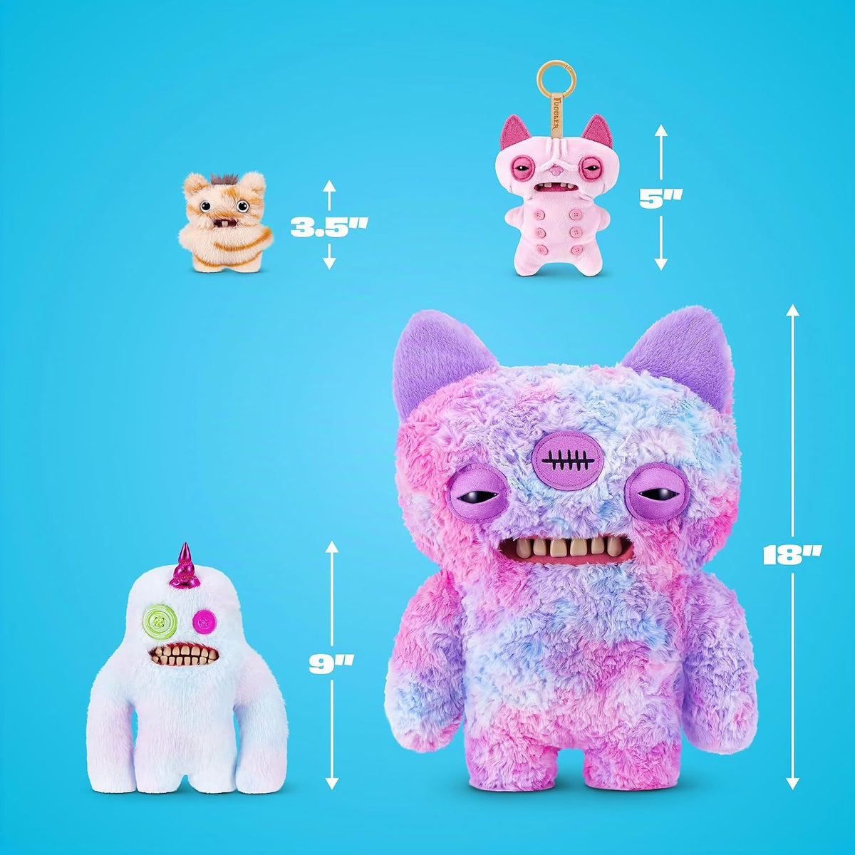 Fuggler Fugglercorns - Juguete coleccionable de peluche de 9 pulgad...