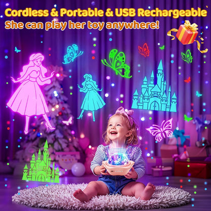Juguetes de unicornio: 6 diapositivas + 96 proyecciones, proyector...